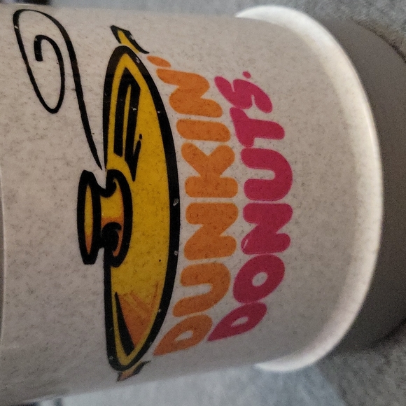 Vintage Thermos Dunkin' Donuts Coffee Cafe Canada GREY thermos publicité beignet - Picture 2 of 6